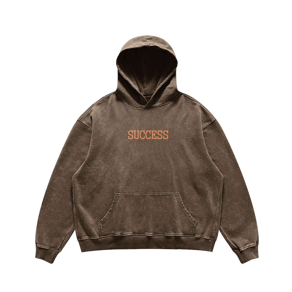 SUCCESS - Retro Faded Fabric Look Hoodie