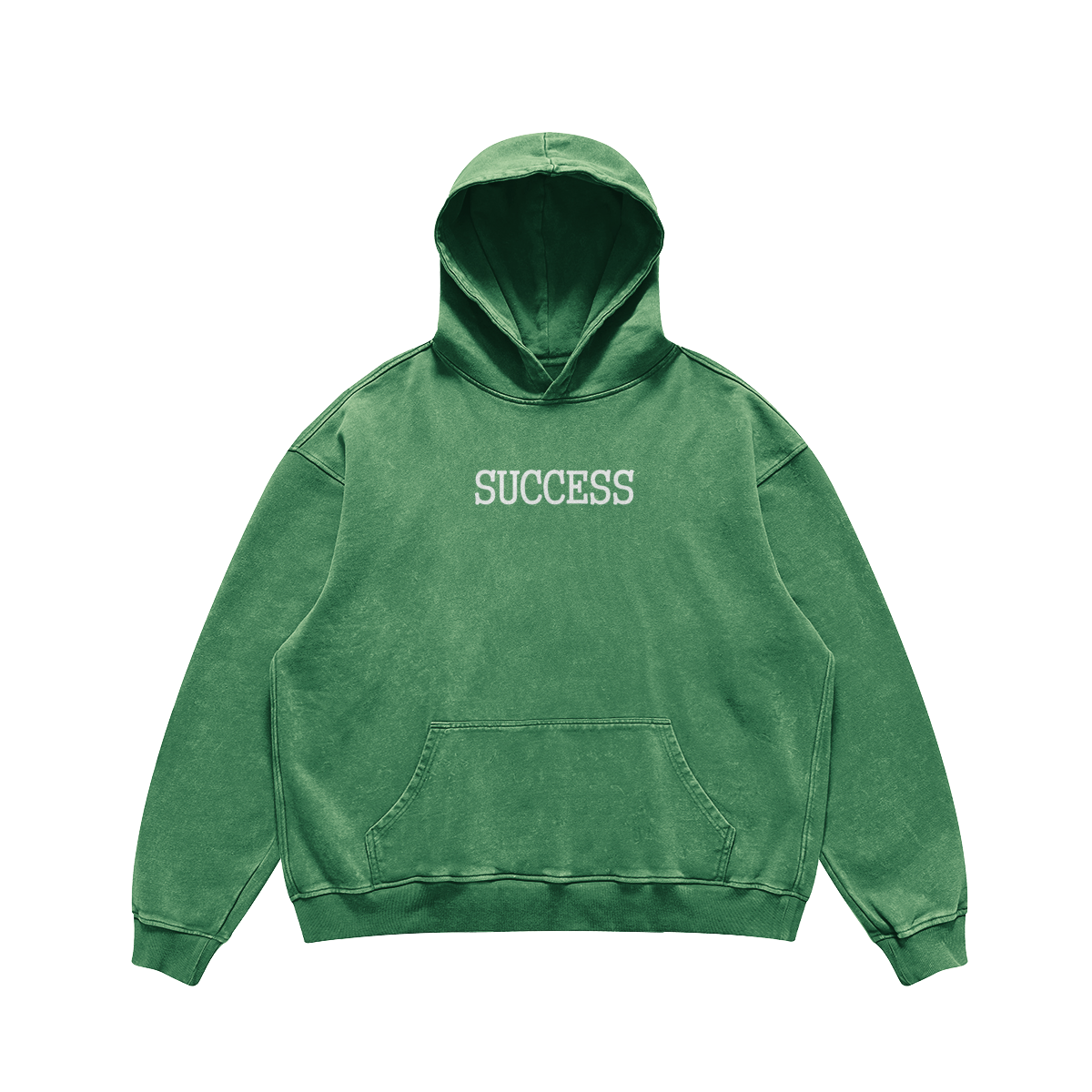 SUCCESS - Retro Faded Fabric Look Hoodie