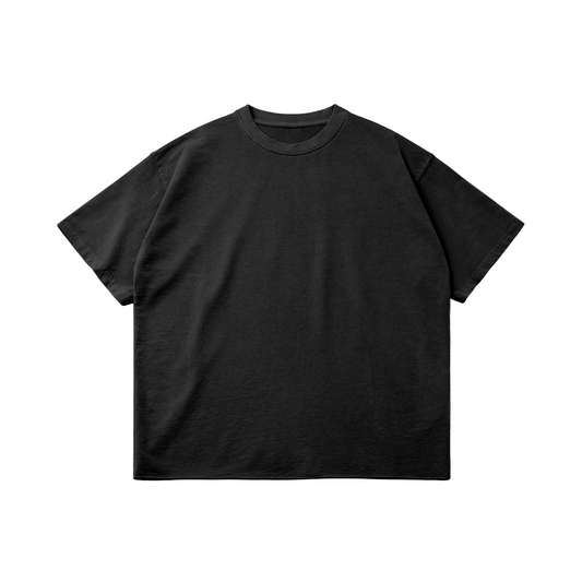 FLY EYE - Boxy Cut Faded Look Back Logo T